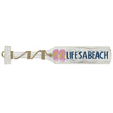 RAM Game Room “Life's A Beach” Oar Acacia Wood Art Sign