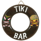 RAM Game Room “Tiki Bar” Ring Acacia Wood Art Sign