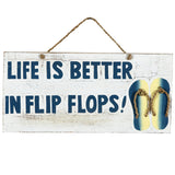 RAM Game Room “Life Is Better in Flip Flops” Sign