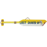 RAM Game Room “Lost Shaker of Salt” Paddle Acacia Wood Art Sign