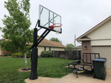 First Team Stainless Olympian Supreme Adjustable Basketball Goal