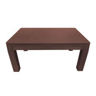 Game Theory Origins Game Table in American Walnut, four-legged, front view on white background.