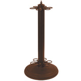 RAM Game Room 24" H English Tudor cue holder—a stylish accessory for any billiards table.