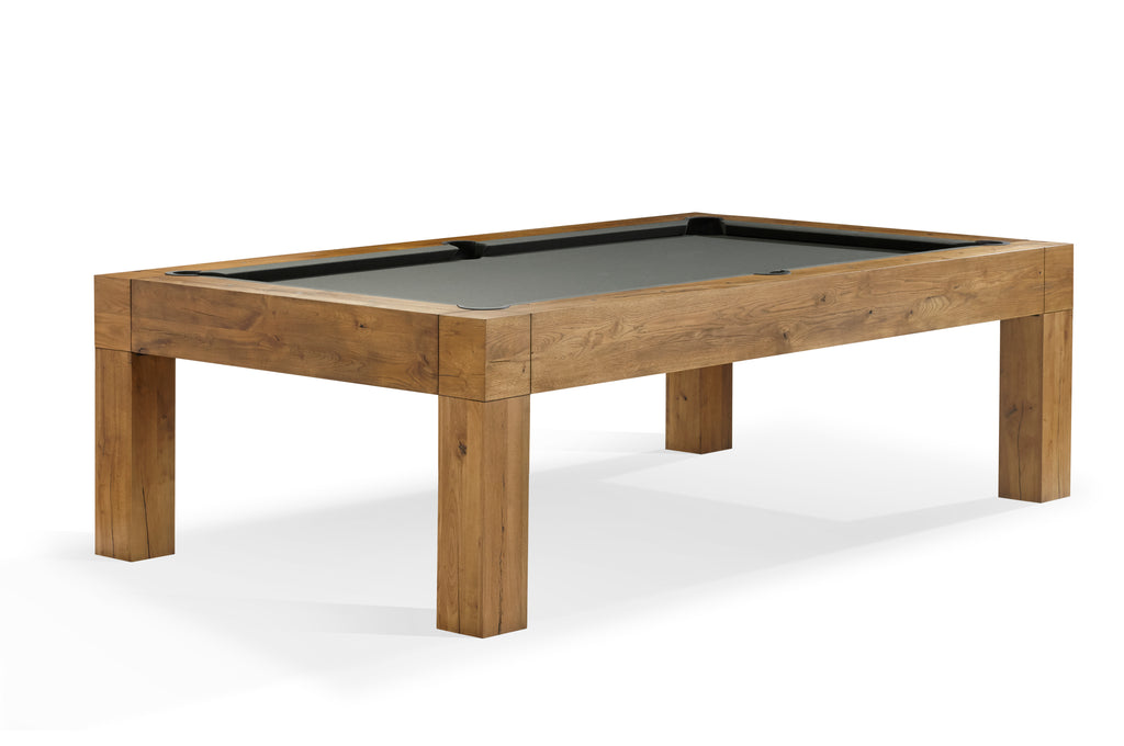 Brunswick Billiards Parsons 8' Pool Table with black top, square legs, and Brazilian slate.
