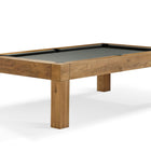 Brunswick Billiards Parsons 8' Pool Table with black top, square legs, and Brazilian slate.