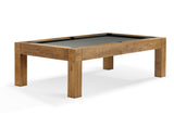 Brunswick Billiards Parsons 8' Pool Table with black top, square legs, and Brazilian slate.