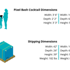 Bandai Namco Pac-Man's Pixel Bash Home Cocktail in "Estate Grey"