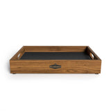 RAM Game Room PROTRAY Prohibition Cocktail Tray – rectangular with handles, black base.