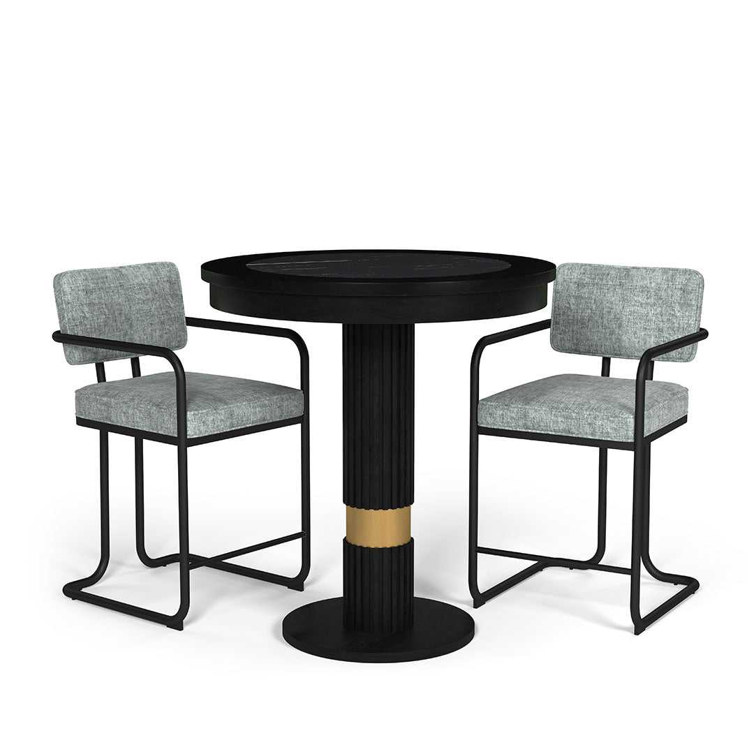 RAM Game Room Prohibition Pub Table - Black