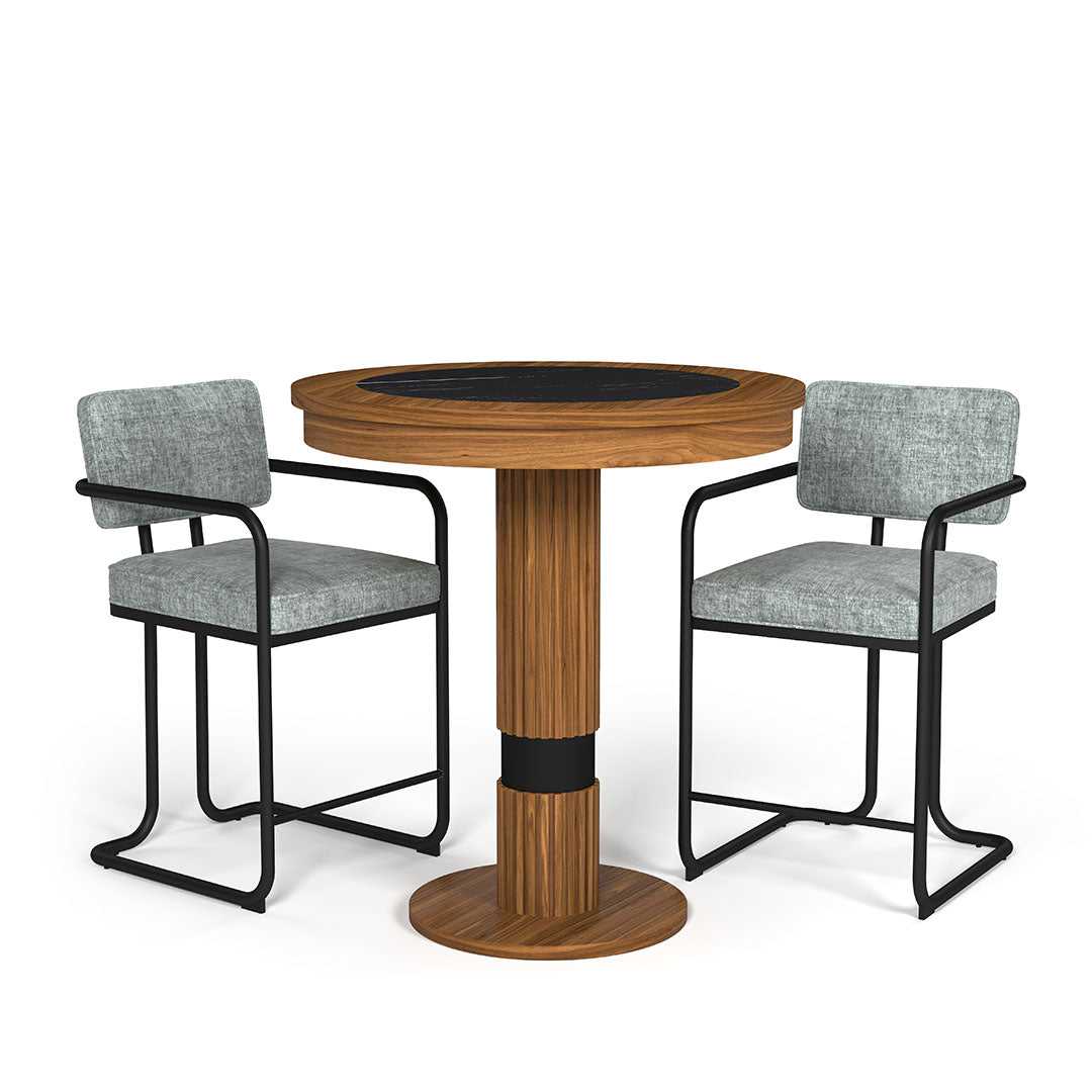 RAM Game Room Prohibition Pub Table - Walnut