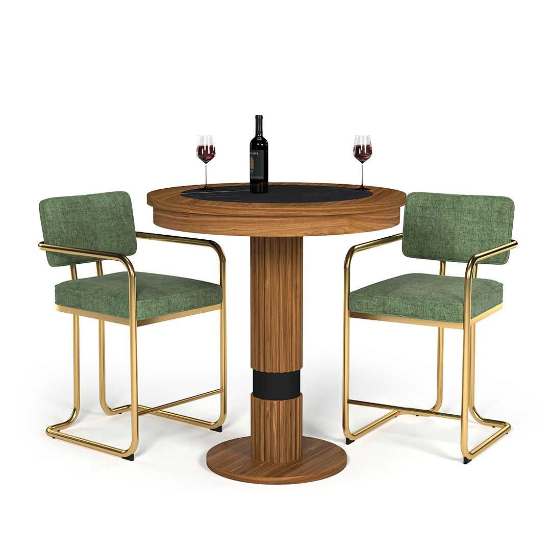 RAM Game Room Prohibition Pub Table - Walnut