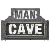 RAM Game Room “Man Cave” lighted metal wall sign—ideal for your game room decor.
