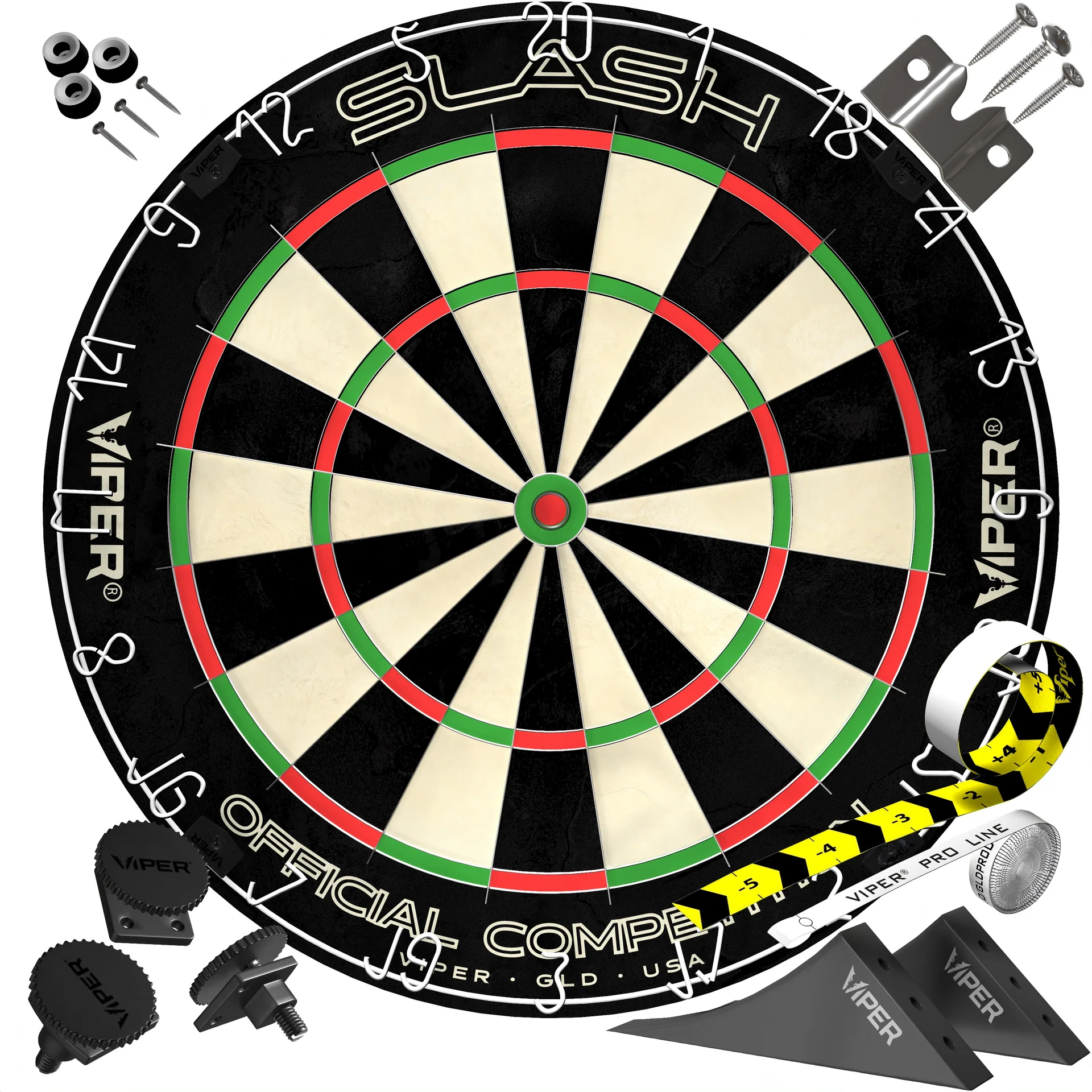Viper dartboard set with darts and accessories on a white background