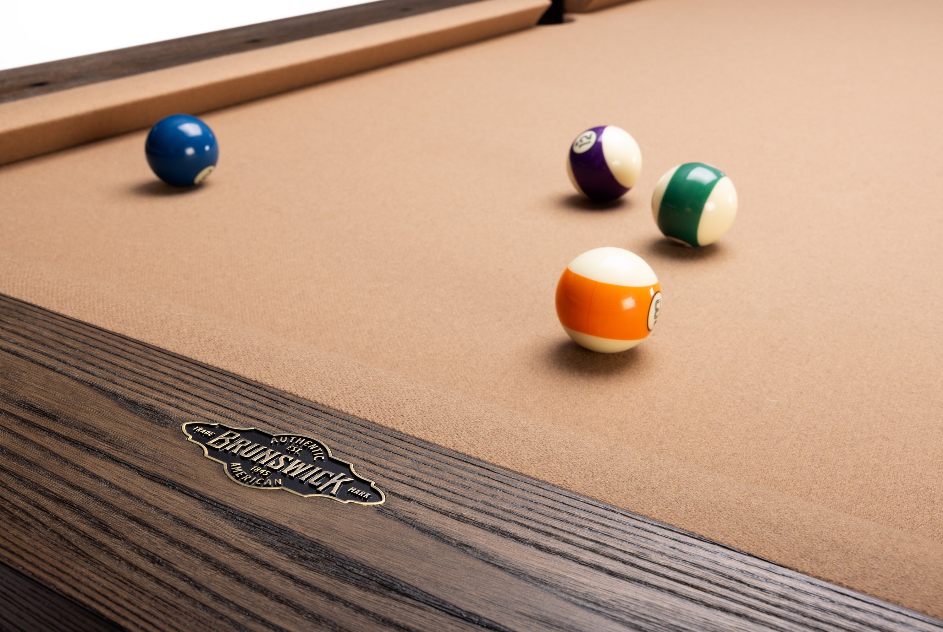 Brunswick Billiards Rayburn 8' Rustic Dark Brown