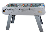 Rene Pierre Tahiti Outdoor Foosball Table with black handles and red/blue player figures.