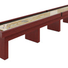 Champion 18' Ridglea Shuffleboard Table with Canadian Maple playfield and four sturdy legs.