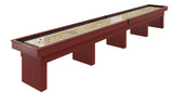 Champion 18' Ridglea Shuffleboard Table with Canadian Maple playfield and four sturdy legs.