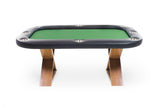 BBO The Helmsley Poker Table with Dining Top by BBO Poker Tables—green felt & sturdy build.