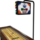 NHL Holland Bar Stool Edmonton Oilers 12' Shuffleboard Table w/ Scoreboard