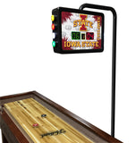 College Holland Bar Stool Iowa State 12' Shuffleboard Table w/ Scoreboard