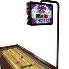College Holland Bar Stool Kansas State 12' Shuffleboard Table w/ Scoreboard
