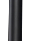 Lucasi LUX67 Matte Black cue with geometric inlay, Kamui Pro tip, and logo near base.