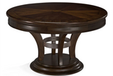 Brunswick Billiards Centennial Game Table in Espresso—ideal pedestal table for dining or games.