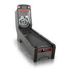 Skee-Ball machine with digital display on a white background