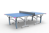 The Butterfly Active 19 Table Tennis Table features a sleek design with a durable playing surface, perfect for both recreational and competitive play. 