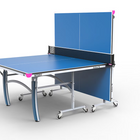 Introducing the Butterfly Active 19 Table Tennis Table, designed for both casual and competitive play.  With one side up, it's perfect for solo practice or warm-ups, allowing players to refine their skills and techniques.
