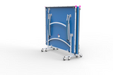 Blue ping pong table 
