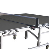 Table tennis table with 'ACTIVE 7000' and 'OUTDOOR' branding on a white background