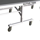 Medical stretcher with wheels and 'ACTIVE 7000' branding on a white background