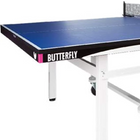 Close-up of a Butterfly Centrefold 25 Table Tennis Table with net attached.