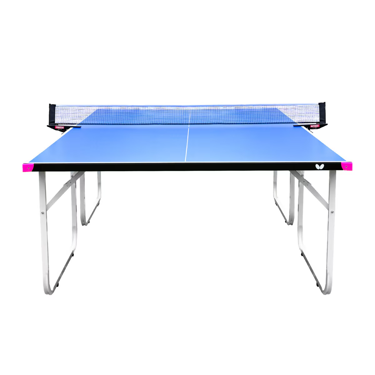 A compact outdoor table is shown in a white background, showcasing its sleek design and functionality, perfect for small spaces.