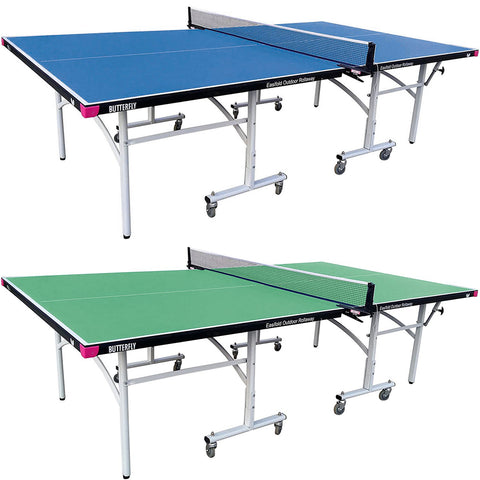 Butterfly Easifold Indoor/Outdoor Rollaway Table Tennis Table - Melamine top