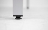talbe leg on white backround