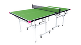 A vibrant Butterfly Junior Rollaway Table Tennis Table in green