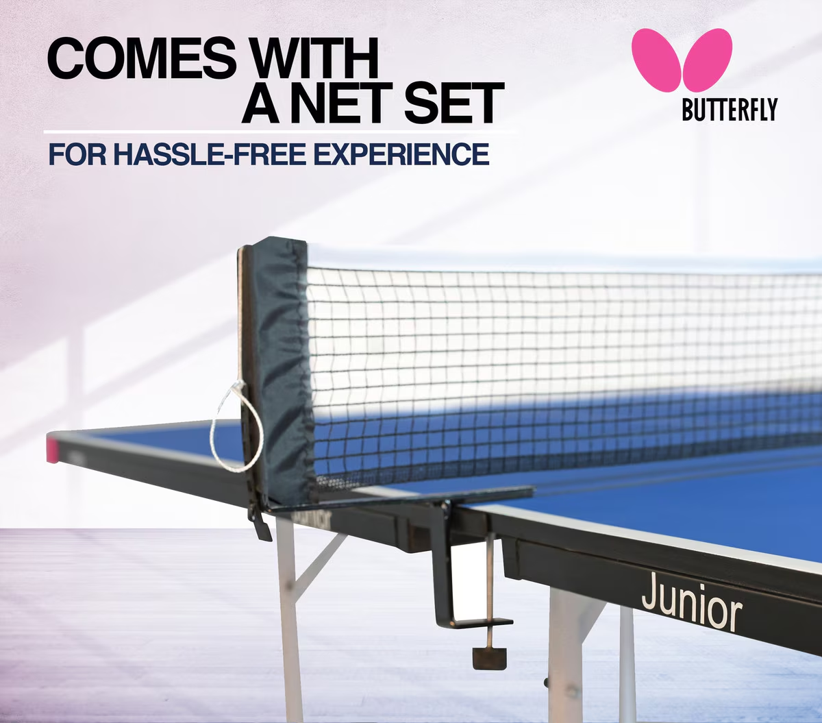 Comes with a net set. 