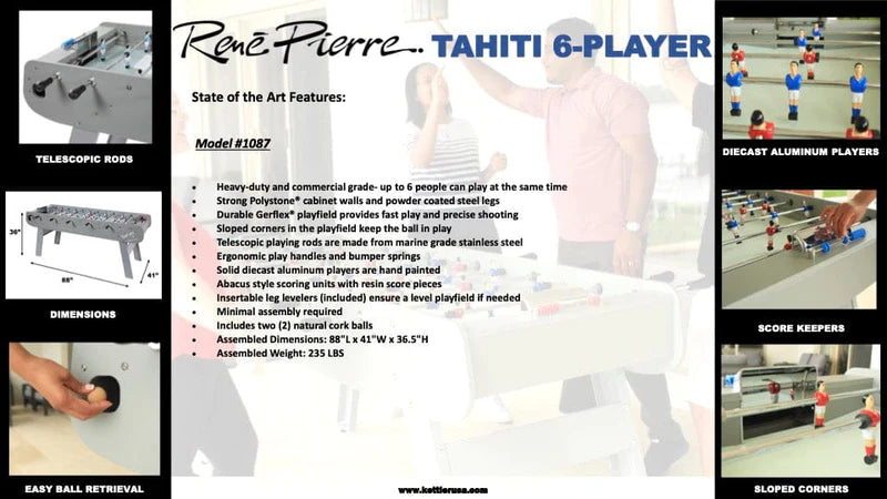 Rene Pierre Tahiti Cut Sheet