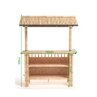 RAM Game Room 60" Bamboo Tiki Bar adds tropical style to your indoor or outdoor lounge.