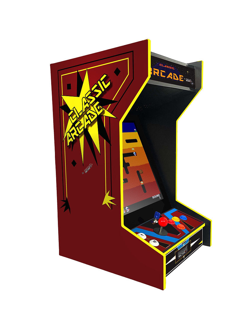 Suncoast Arcade Tabletop Brown Classic Arcade Machine - Lit Marquee -  412 Games