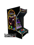 Suncoast Arcade Tabletop Black Classic Arcade Machine - Lit Marquee - 412 Games