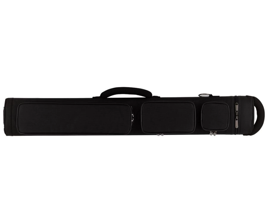 black cue case on a white background
