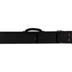 black cue case on a white background