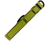 Green  case with black handle on a white background