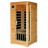 Blue Wave Buena Vista 1-2 Person Hemlock Infrared Sauna w/ 4 Carbon Heaters