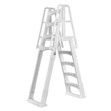 Blue Wave Premium A-Frame Above Ground Pool Ladder - White