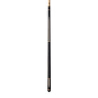 Lucasi Custom Art Deco Rose Gold & Silver Cue shown vertically on a white background.