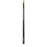 Lucasi Custom Art Deco Rose Gold & Silver Cue shown vertically on a white background.